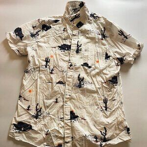 Goodthreads Poplin slim XL men's short sleeve button up shirt